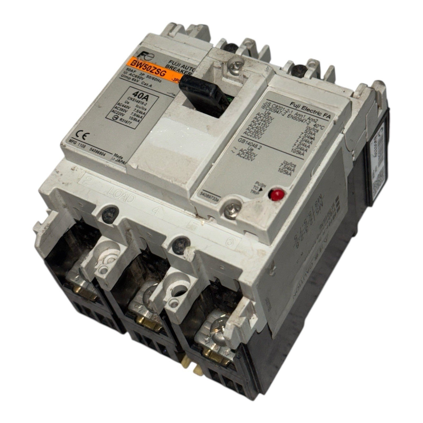 Fuji Auto Breaker 40a MCCB Switch BW50AAG