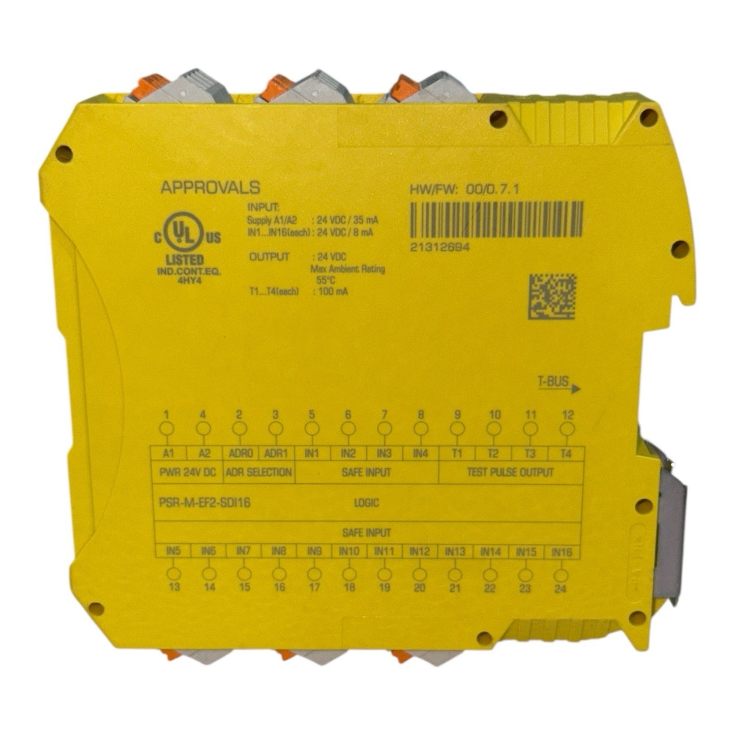 Phoenix Contact PSR-M-EF2-SDI16-PI Safety Relay Module - PSR Safety Relay
