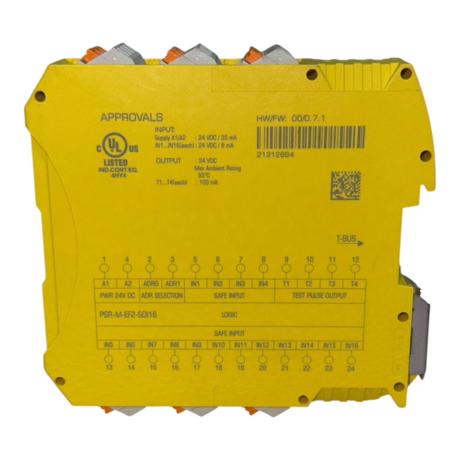 Phoenix Contact PSR-M-EF2-SDI16-PI Safety Relay Module - PSR Safety Relay