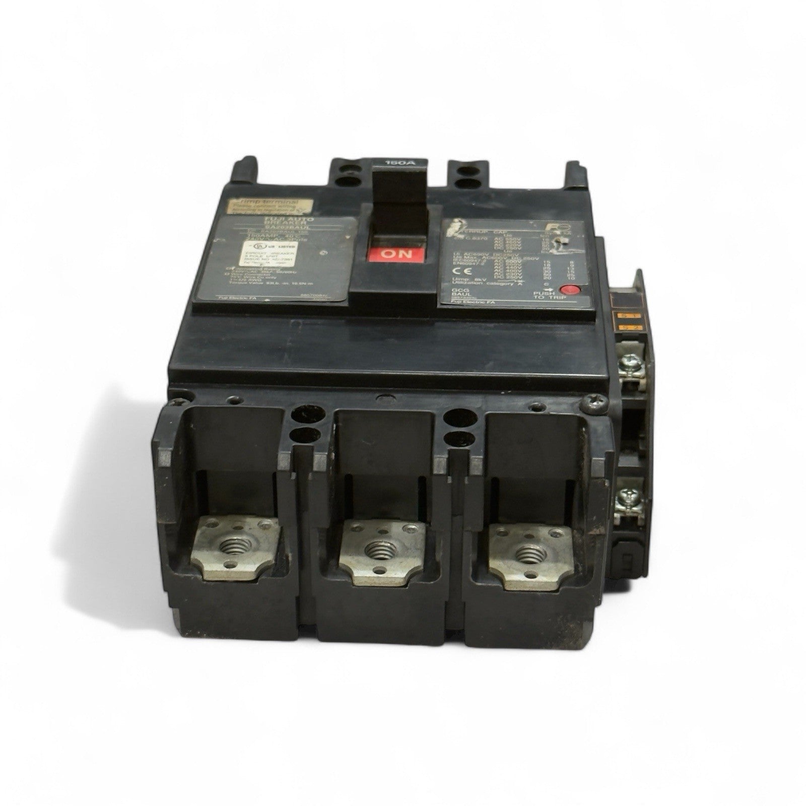 FUJI ELECTRIC SA203BAUL 3 POLE 125 AMP Circuit Breaker