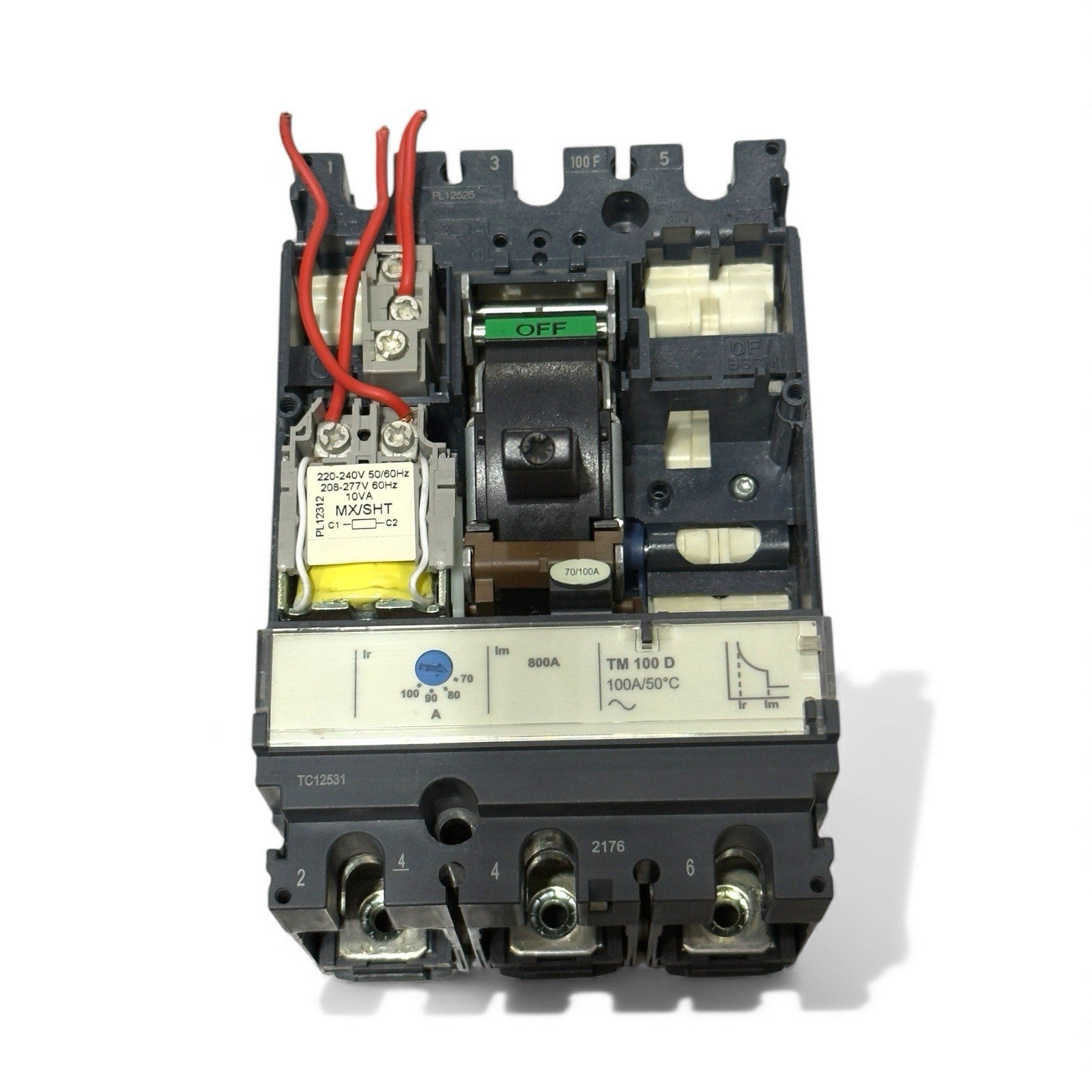 SCHNEIDER COMPACT NSX 100F CIRCUIT BREAKER 100 AMPS 3 POLE