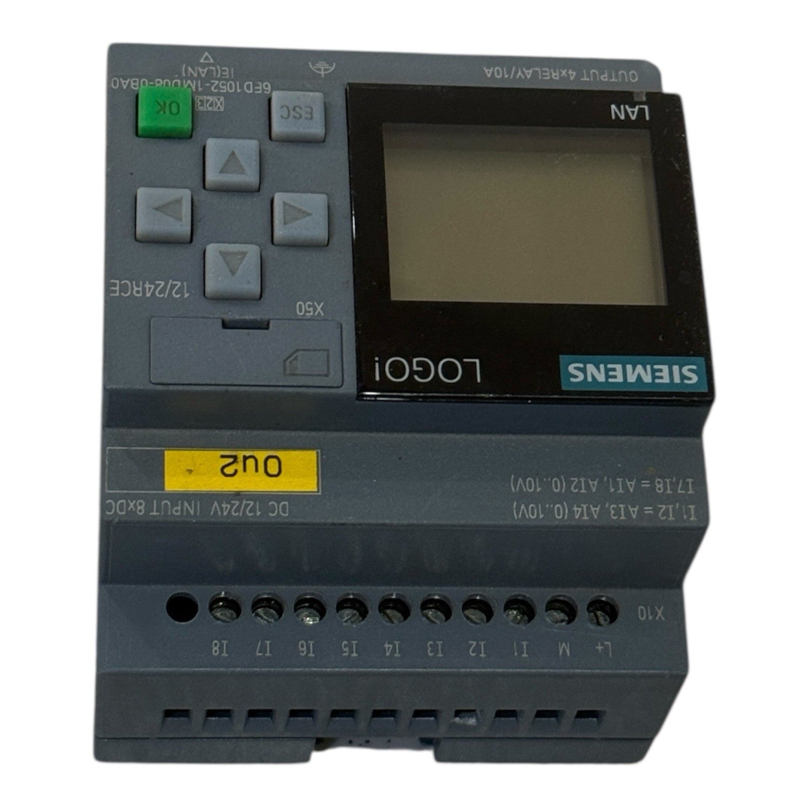 SIEMENS LOGO BM 12/24RCE.                    6FD 1052-1MD08-0BA0