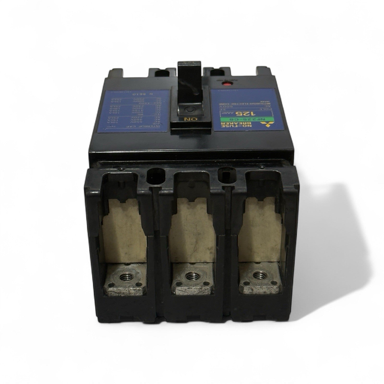 Mitsubishi NF225-CP 125 Amp 3 Pole Circuit Breaker