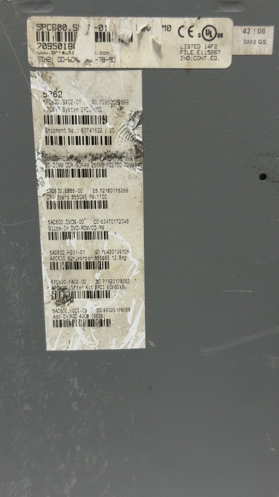 B&R Automation PC 5P62