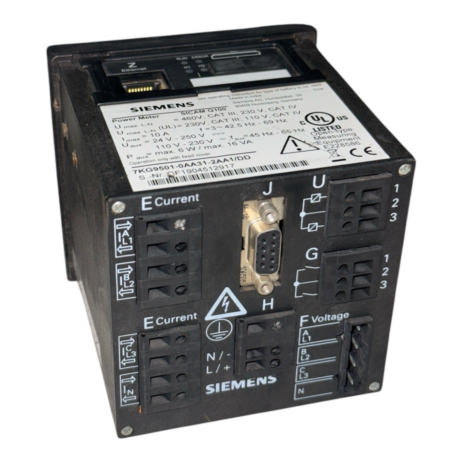 SIEMENS SICAM Q100.                             7KG9501-0AA31-2AA1/DD