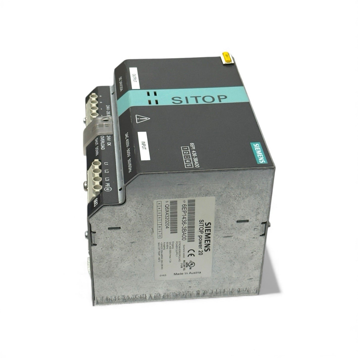 SIEMENS SITOP POWER SUPPLY 20a/24v DC 6EP1436-3BA00