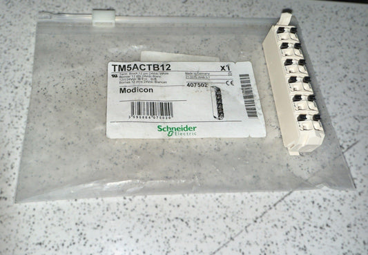 Schneider Electric TM5ACTB12 Modicon Terminal Block 12-Pin 24VDC 