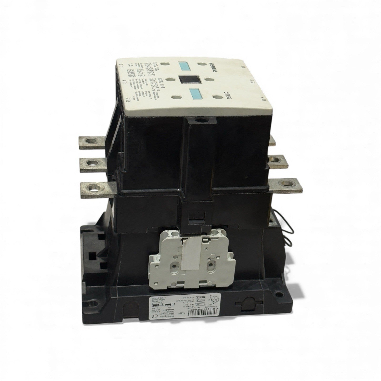 SIEMENS 3TF5222-0AF0 POWER CONTACTOR 3TF52 3POLE 110V AC COIL
