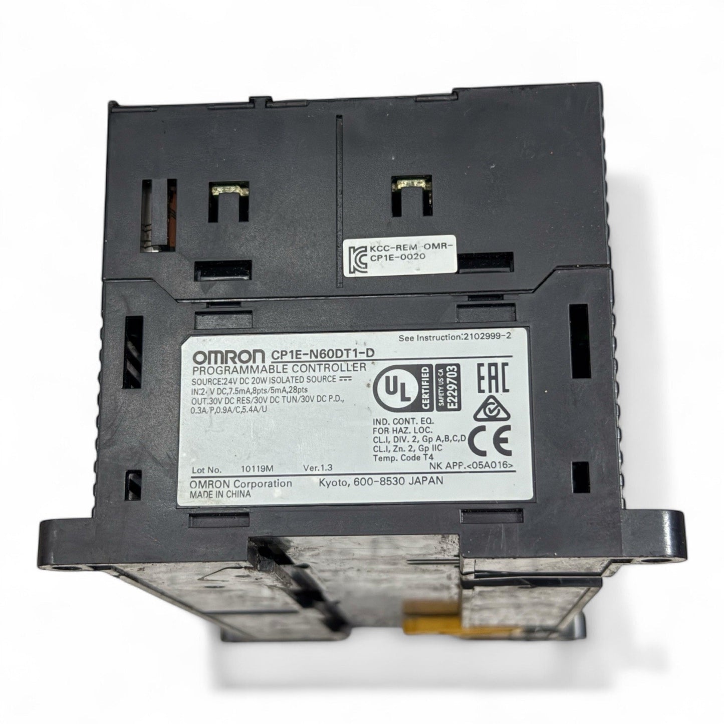 Omron CP1E-N60DT1-D PLC With CP1W-40EDT1 IN/OUT UNIT