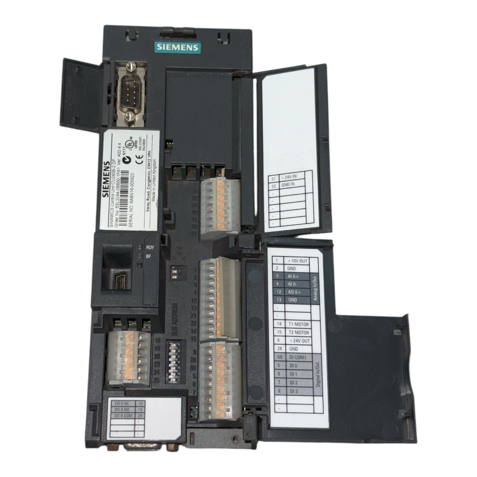 Siemens SINAMICS Controller Unit CU240 B-2 DP 6SL3244-0BB00-1PA1