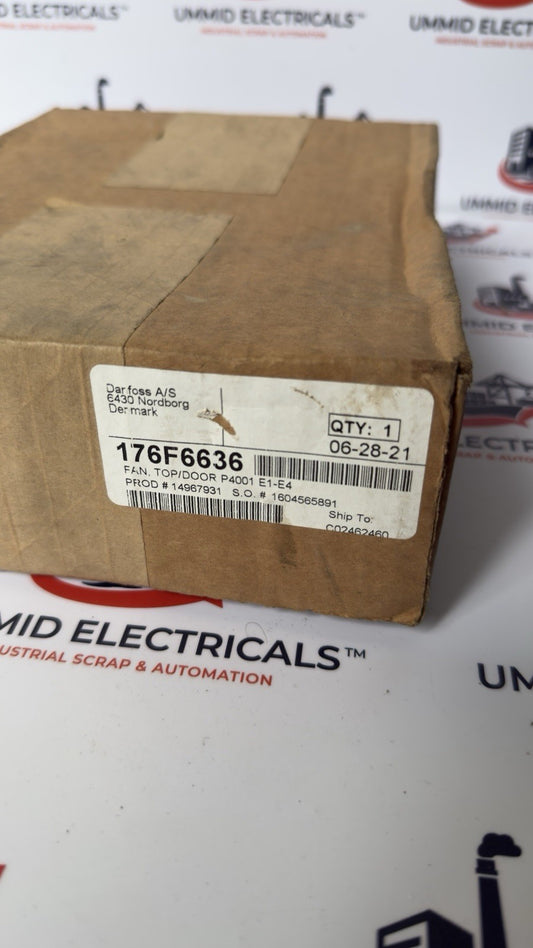 Danfoss 176F6636 FAN, TOP/DOOR P4001 E1-E4 - Made In Denmark 