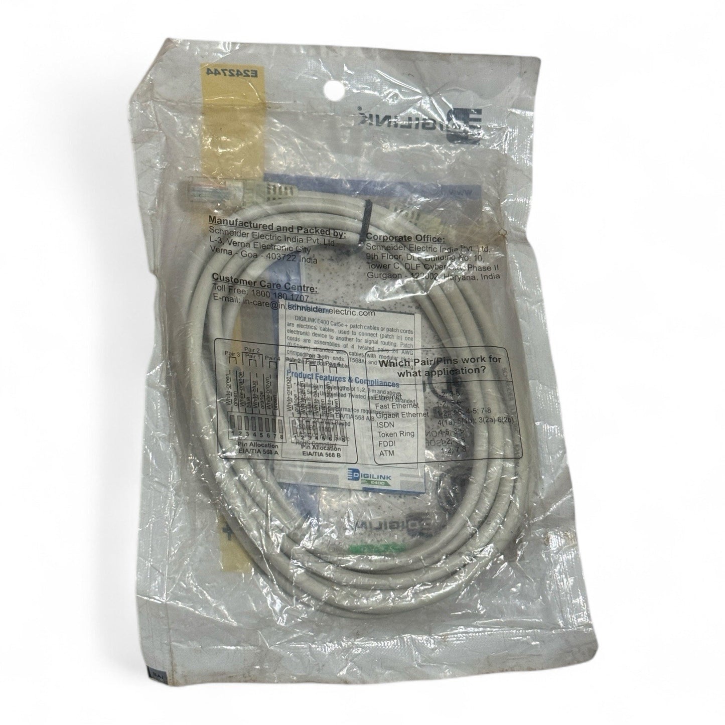 Schneider Electric Digilink INFORMATION TRANSPORT SYSTEM Cable