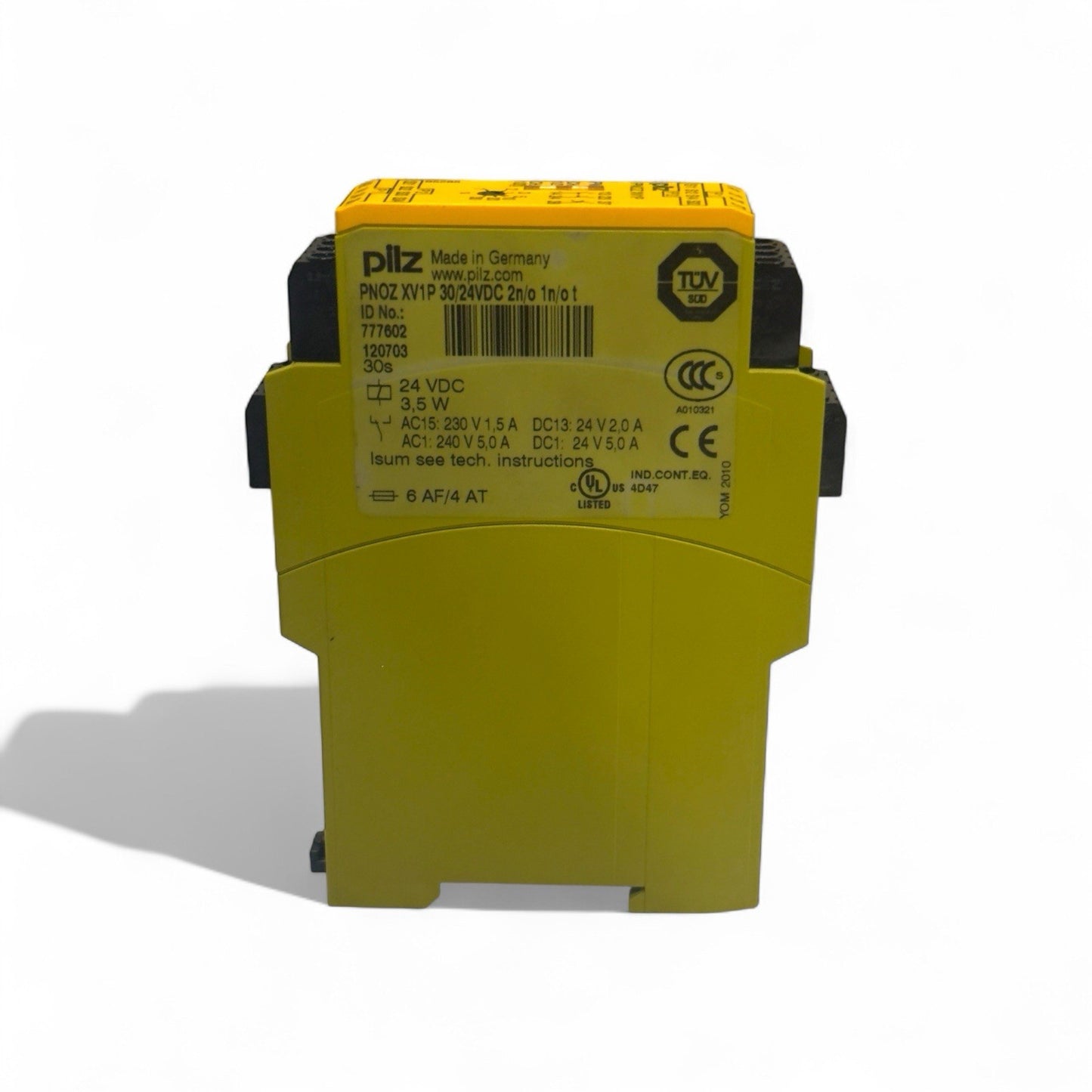 PILZ SAFETY RELAY PNOZ XV1P 30/24 VDC 2N/O 1n/OT