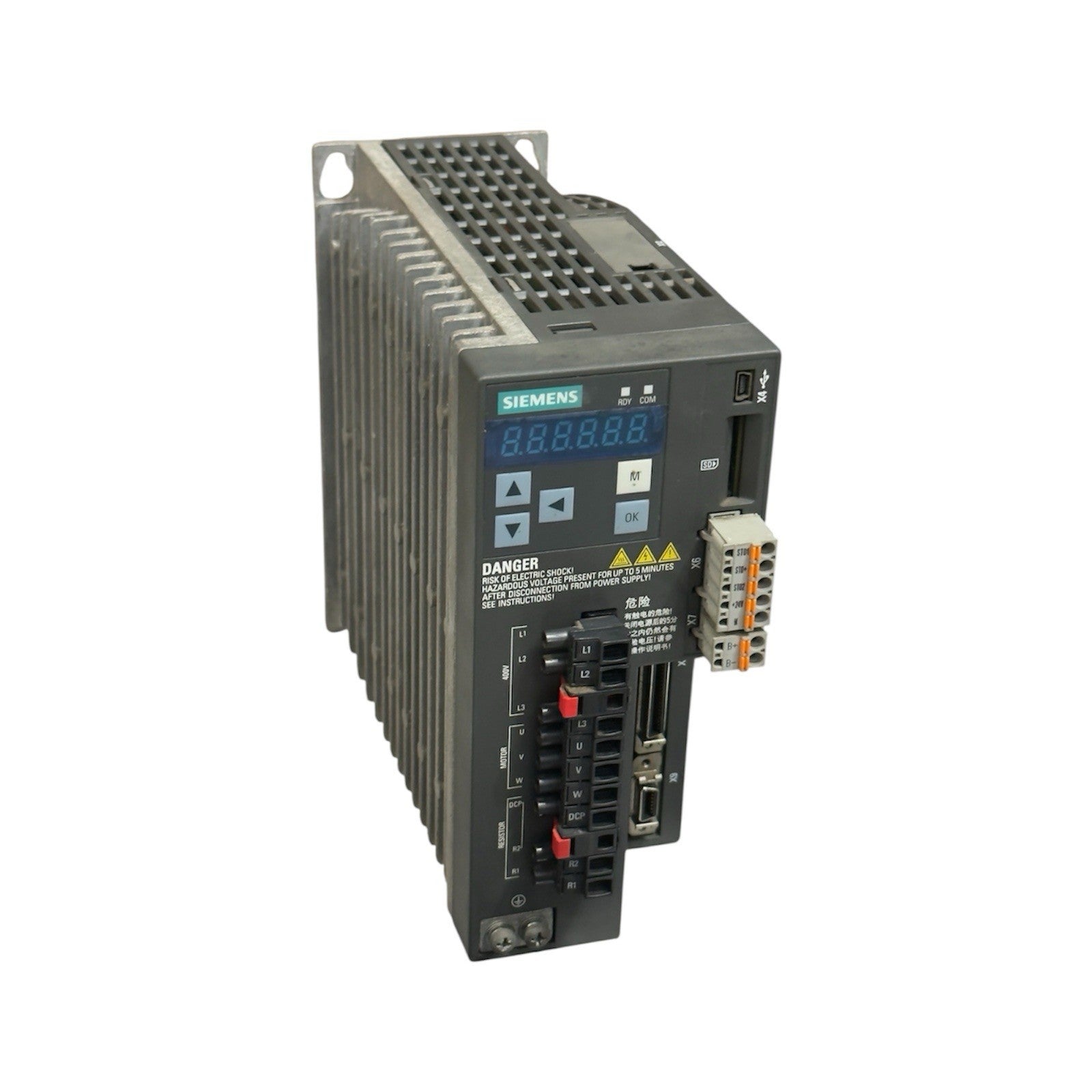 Siemens Sinamics V90 6SL3210-5FE 10-8UA0 Servo Drive