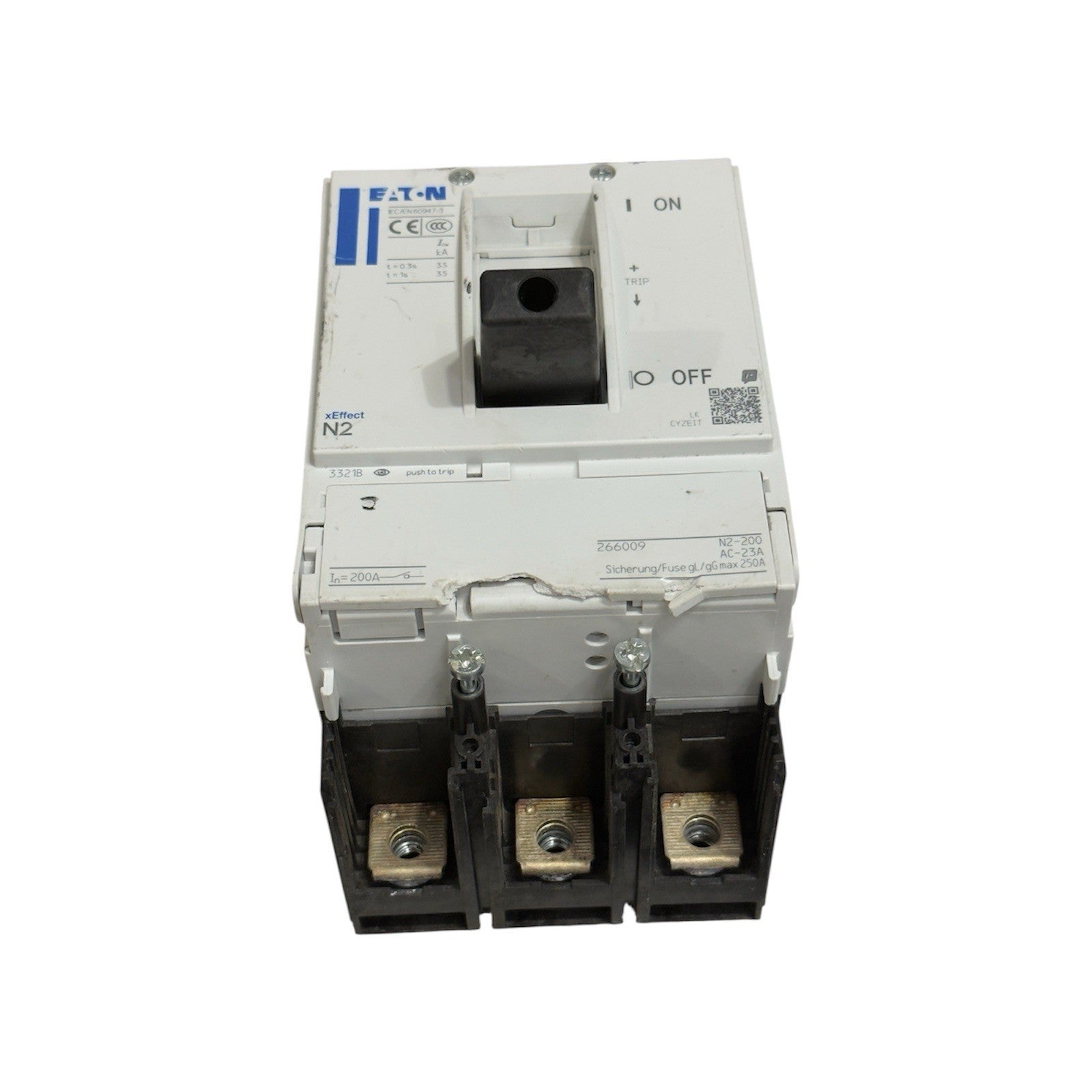 EATON xEffect N2 200a MCCB Switch- Made In Romania (Body Damage)