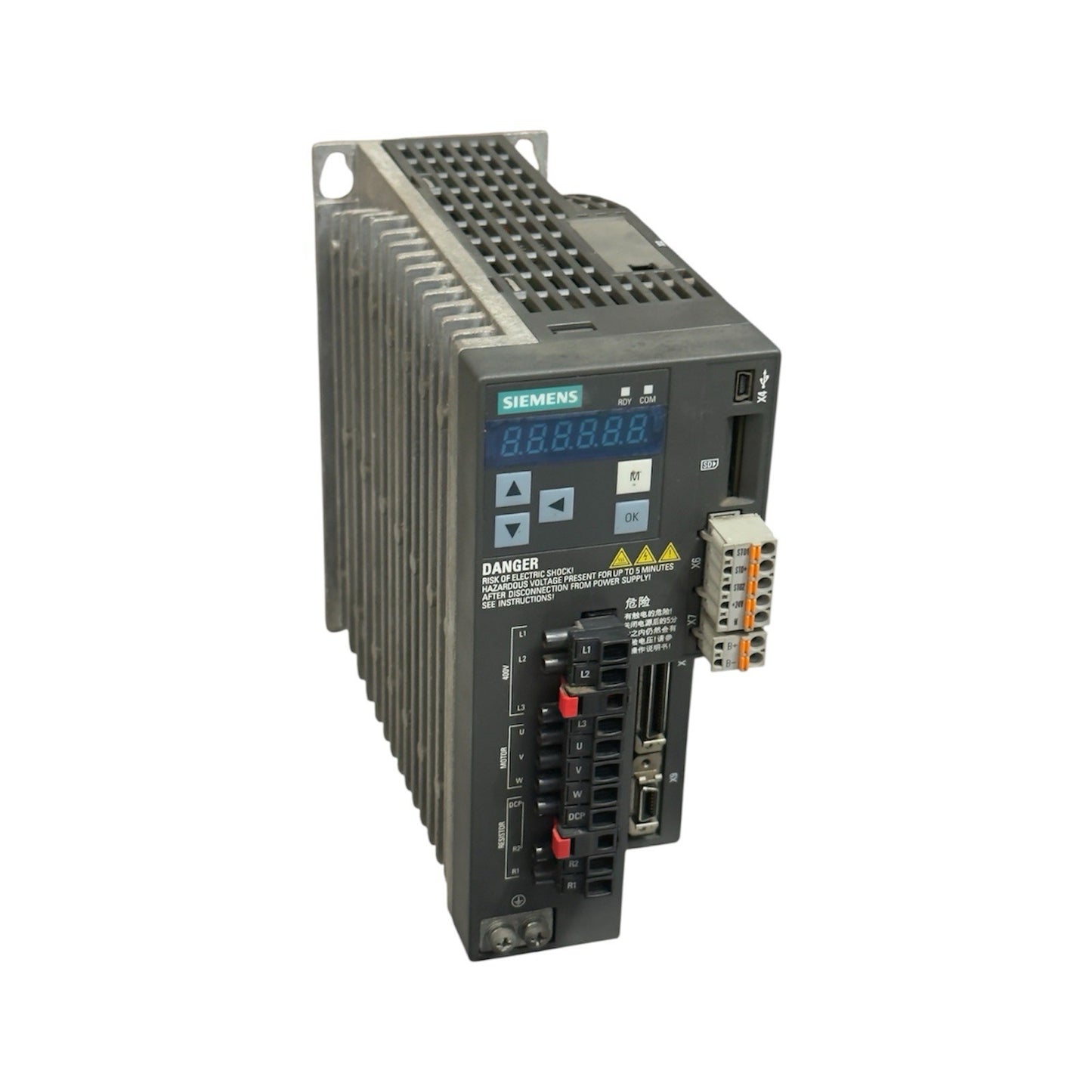 Siemens Sinamics V90 6SL3210-5FE 10-8UA0 Servo Drive