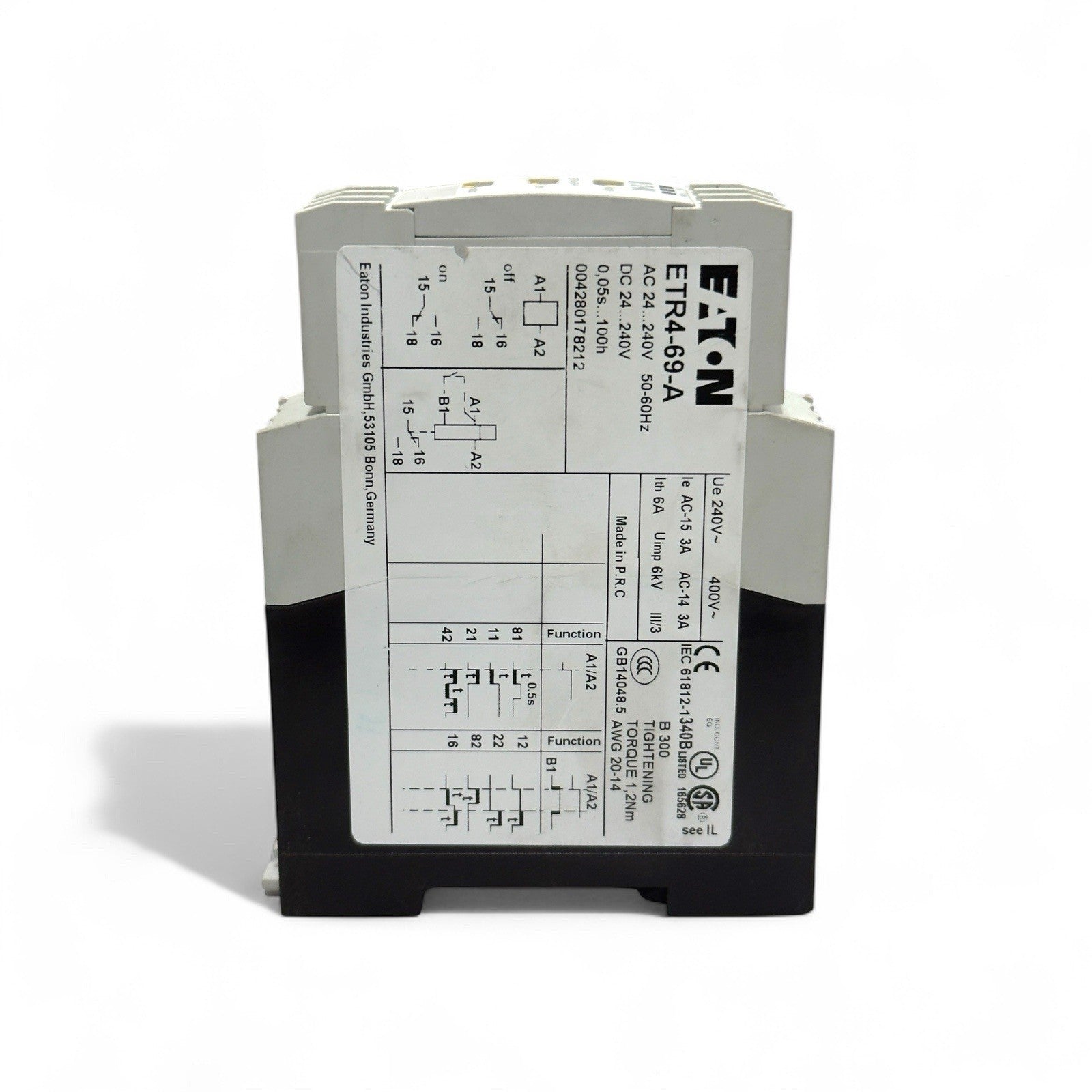 EATON ETR4-69-A Timing Relay