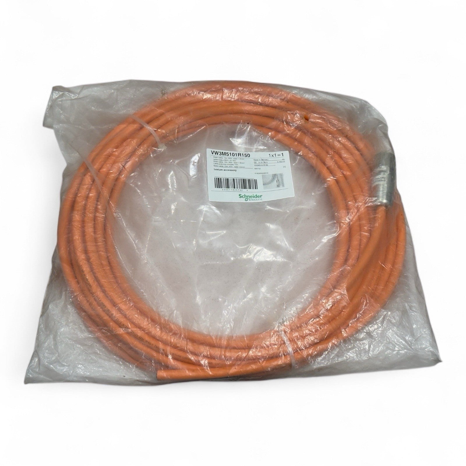 Schneider Electric VW3M5101R150 Motor & PLC, PacDrive Cable ,15metre /600Volt