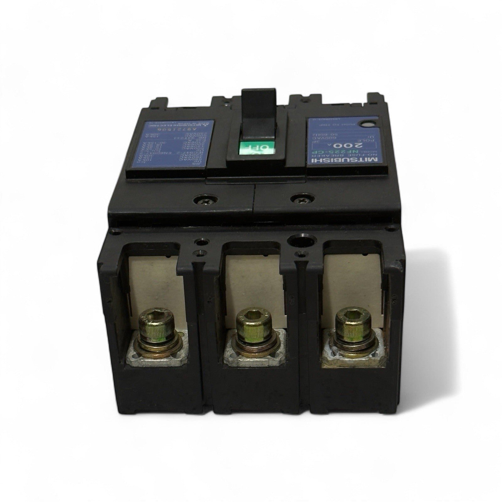 Mitsubishi NF225-CP 200 Amp 3 Pole Circuit Breaker
