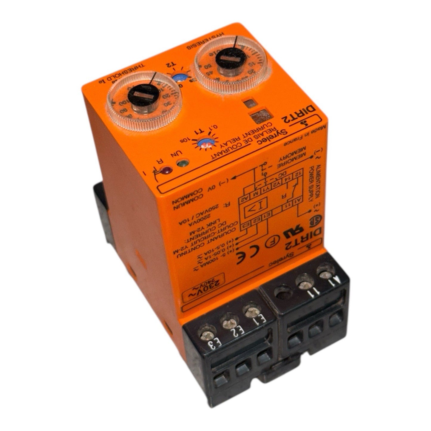 Syrelec DIRT 2 Current Relay 230V/240V AC