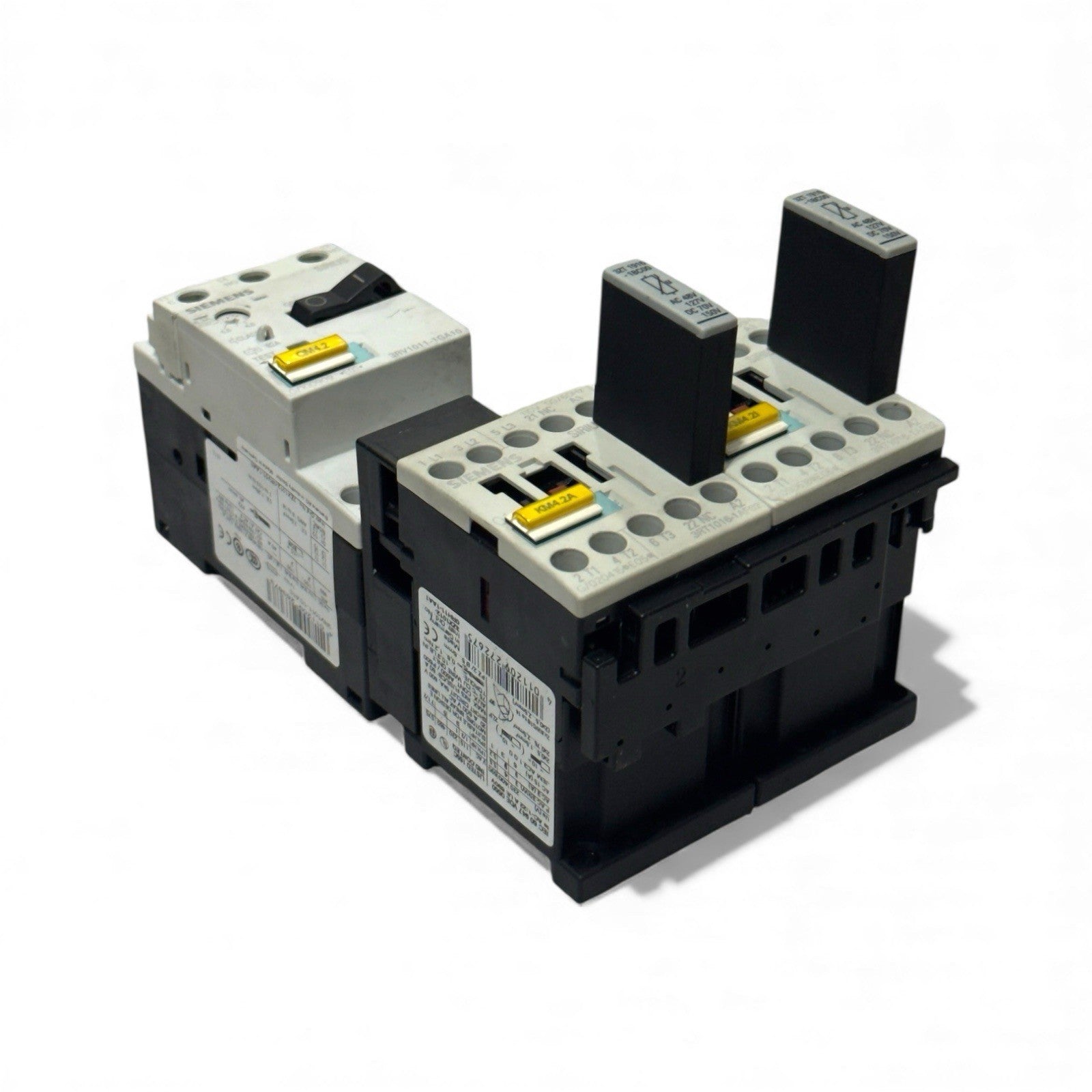 Siemens Sirius 3RV1011-1GA10 With 2 Pis 3RT1016-1AF02