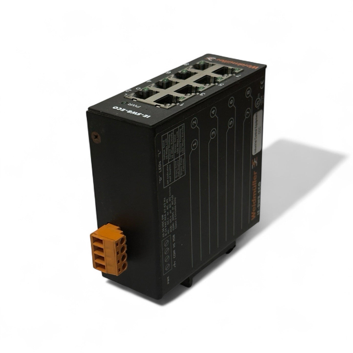 Weidmuller IE-SW8-ECO 8 Port Ethernet Switch