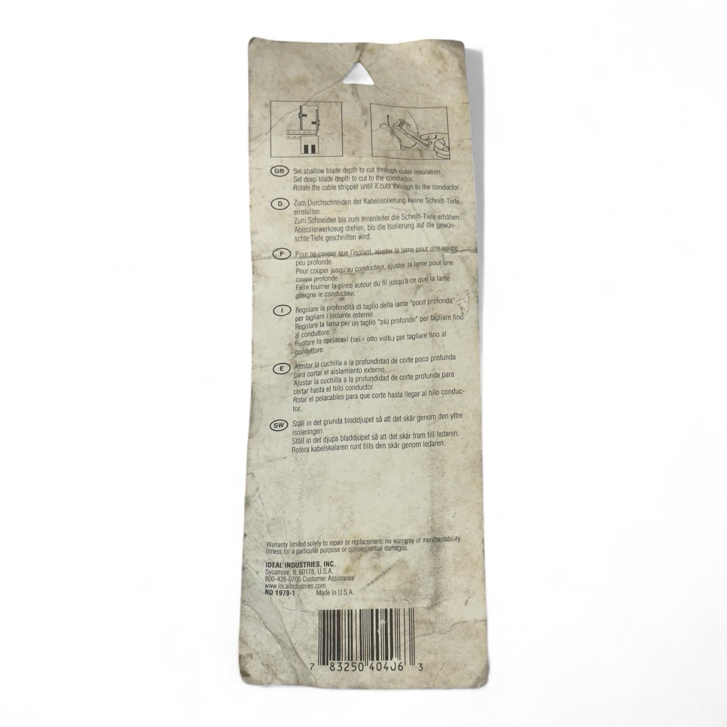 IDEAL Coaxial Cable Stripper - Made In USA