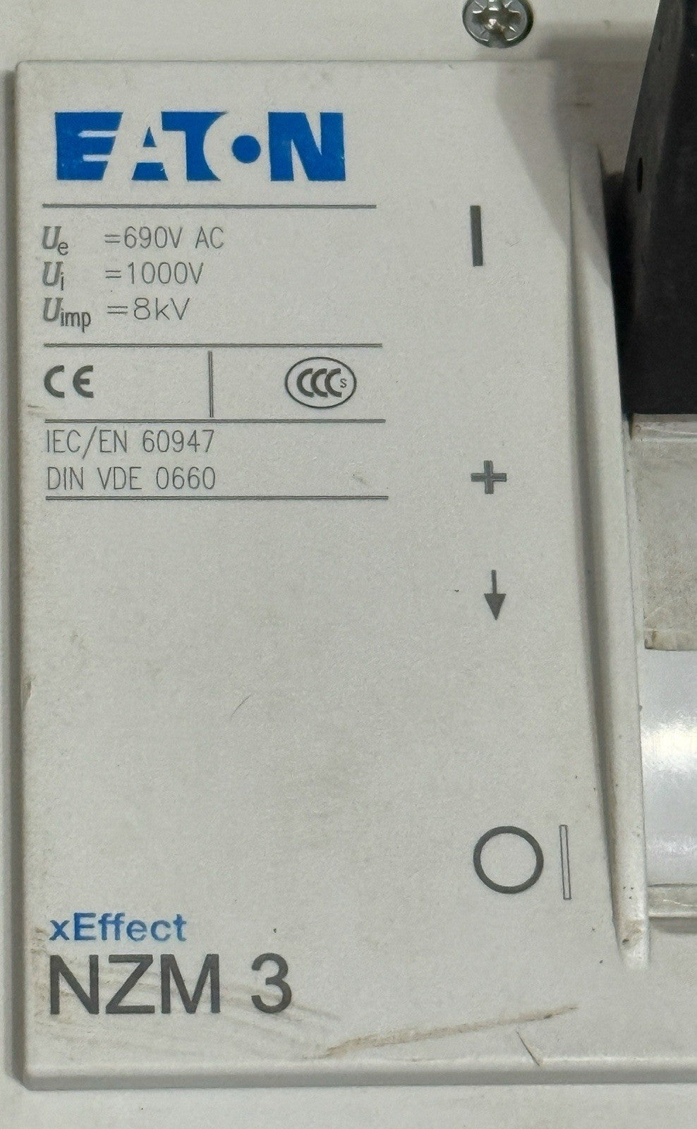 EATON xEffect NZM 3 Molded Case Circuit Breaker- Made In Romania