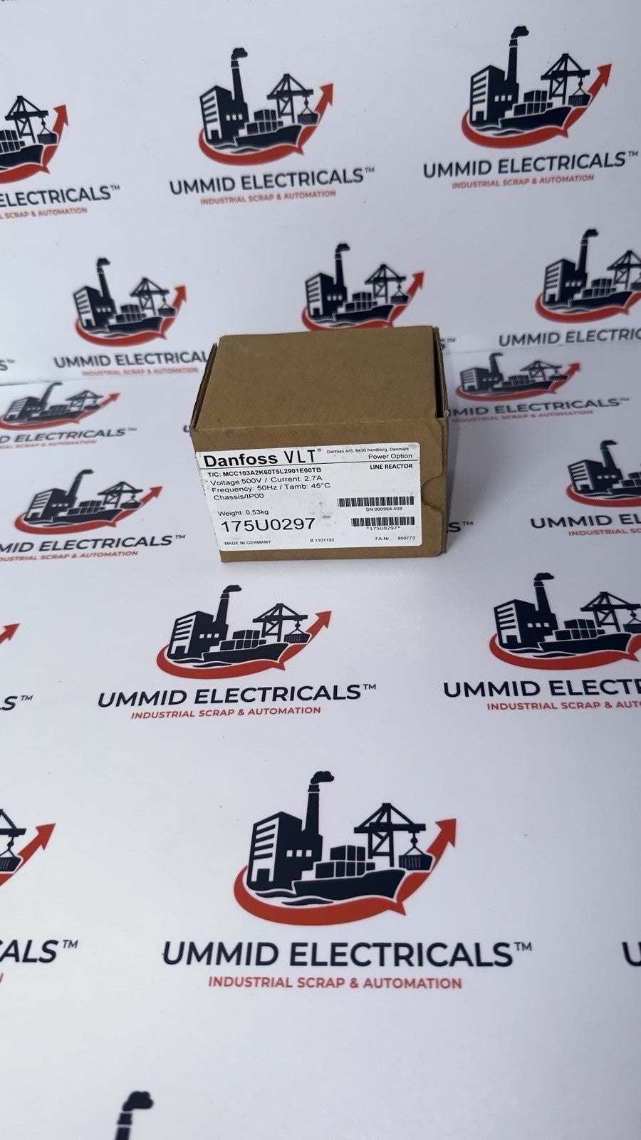 Danfoss 175U0297 T/C:MCC103A2K60T5L2901E00TB  500v/2.7A - Made In Germany