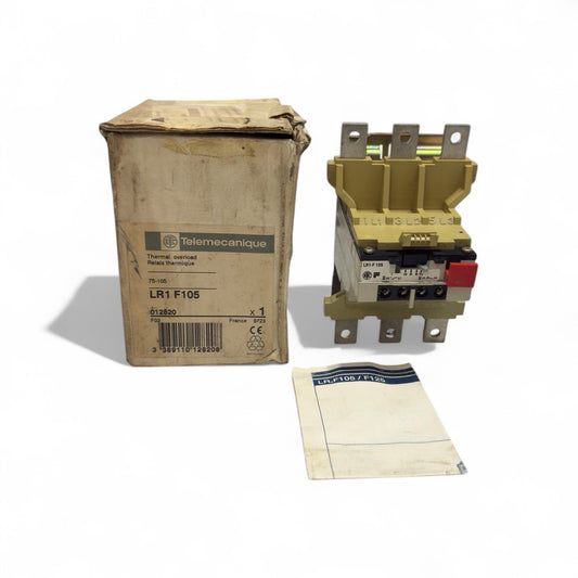 TELEMECANIQUE LR1F105 THERMAL OVERLOAD RELAY 75-105 A