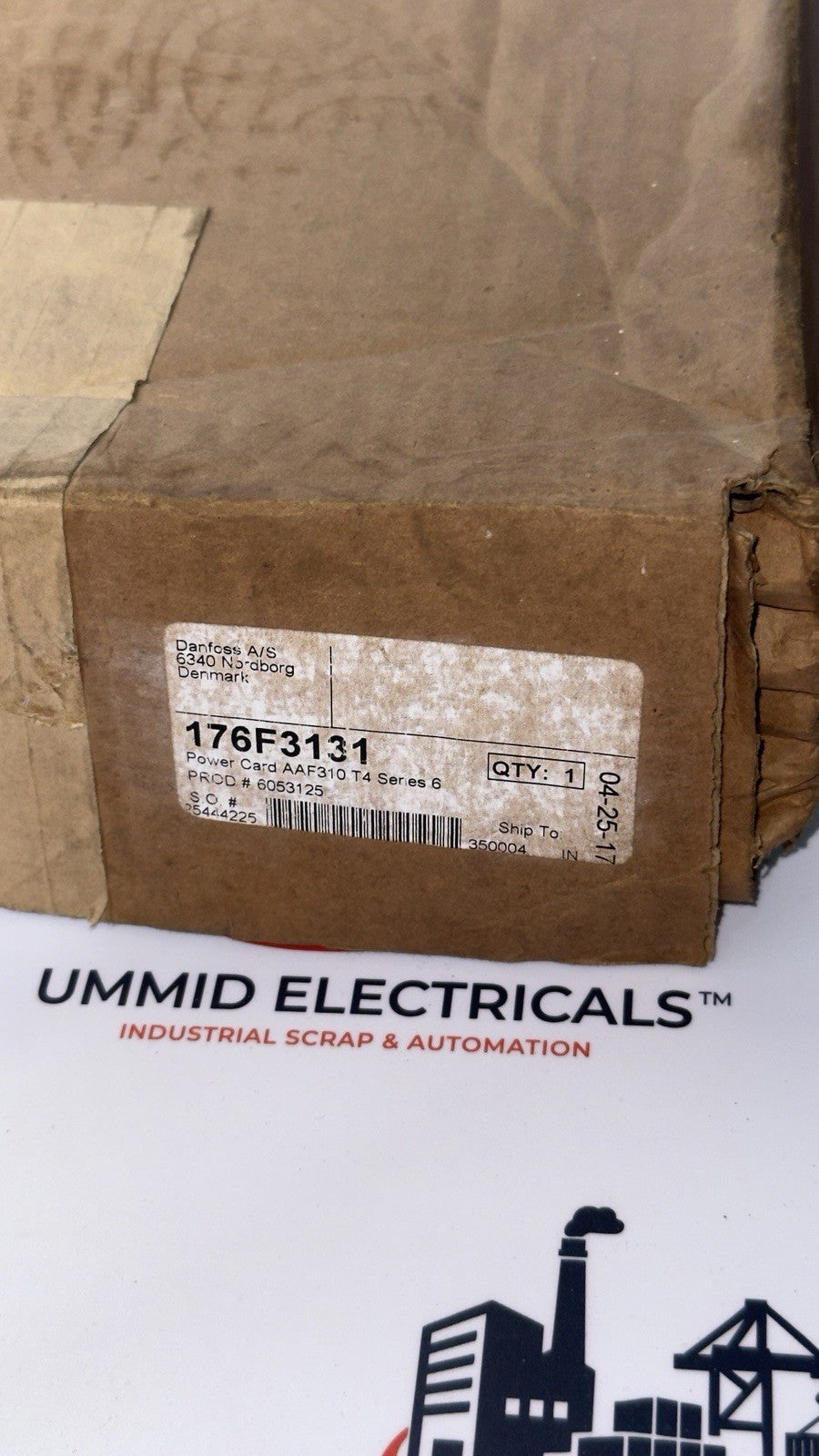 Danfoss 176F3131 Power Card AAF310 T4 Series 6 PROD - Made In Denmark