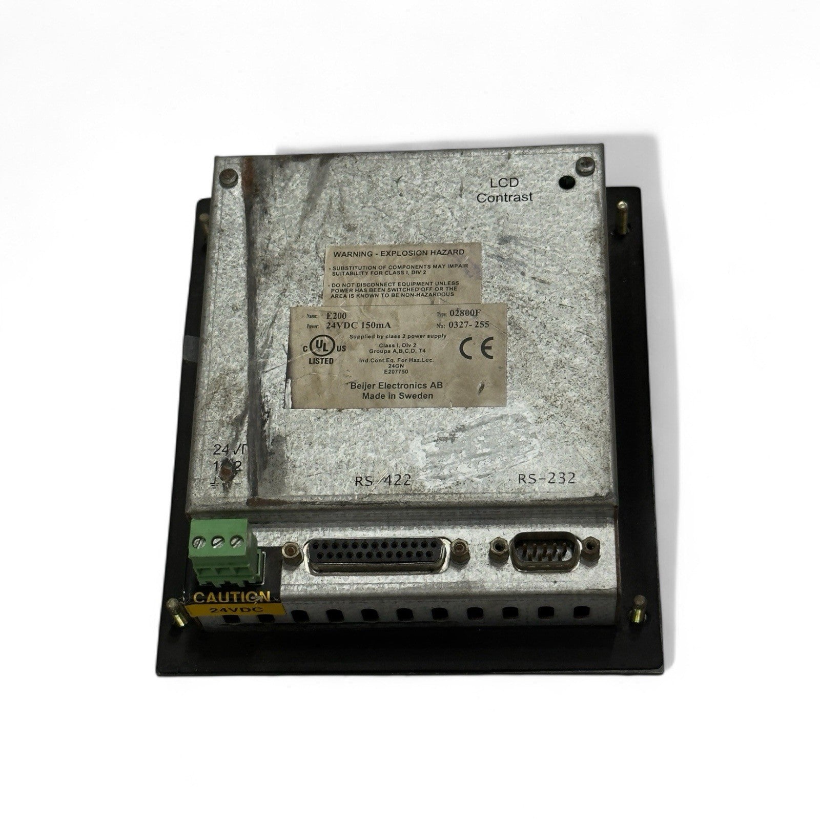 BEIJER E200 HMI OPREATOR INTERFACE - Made In Sweden