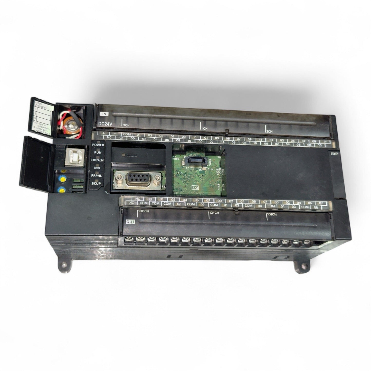 Omron CP1E-N60DT1-D PLC With CP1W-40EDT1 IN/OUT UNIT