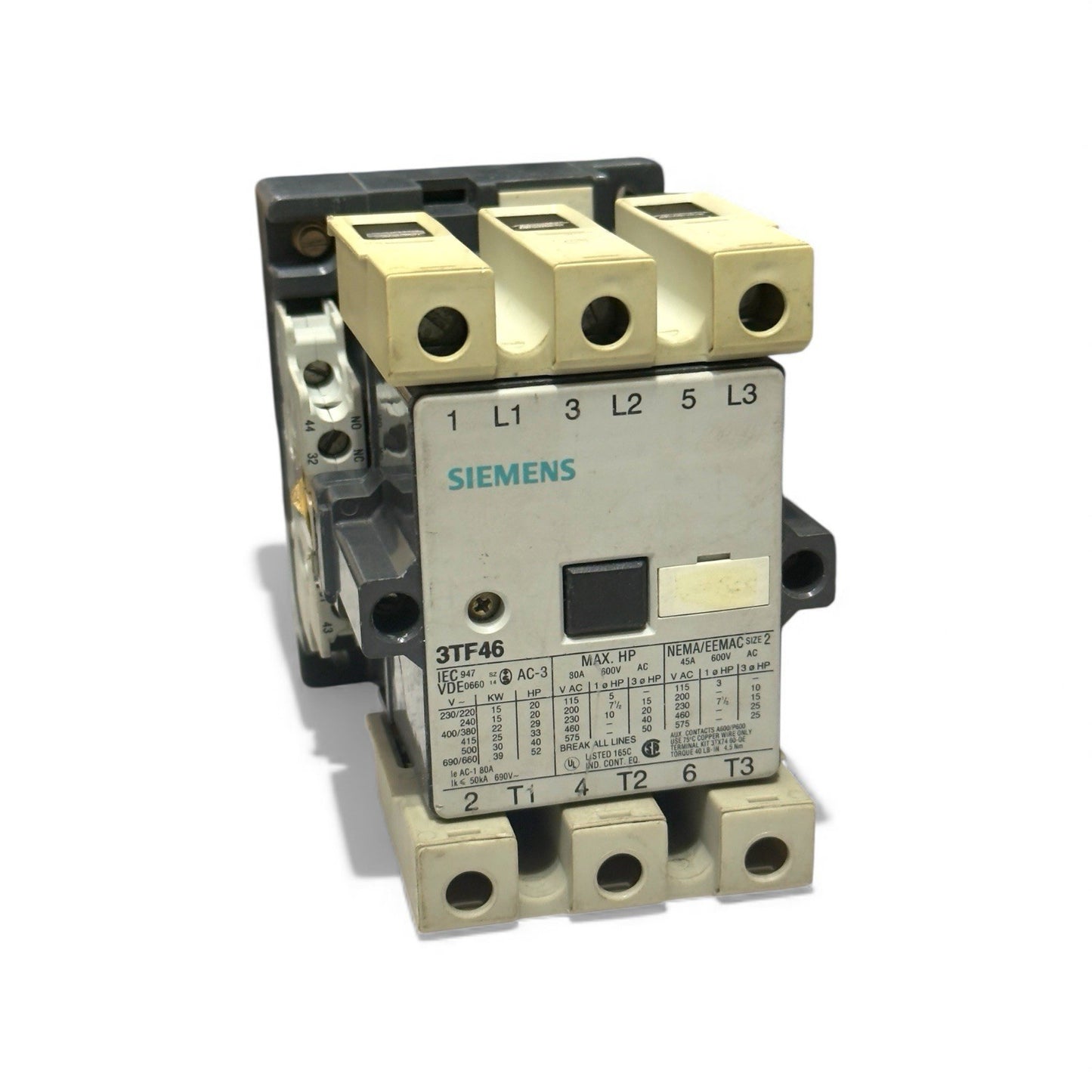 Siemens 3TF46 Contactor