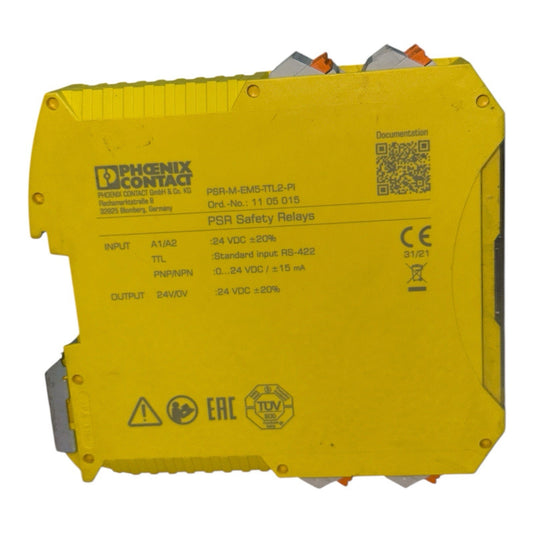 Phoenix Contact PSR-M-EM5-TTL2-PI Safety Relay
