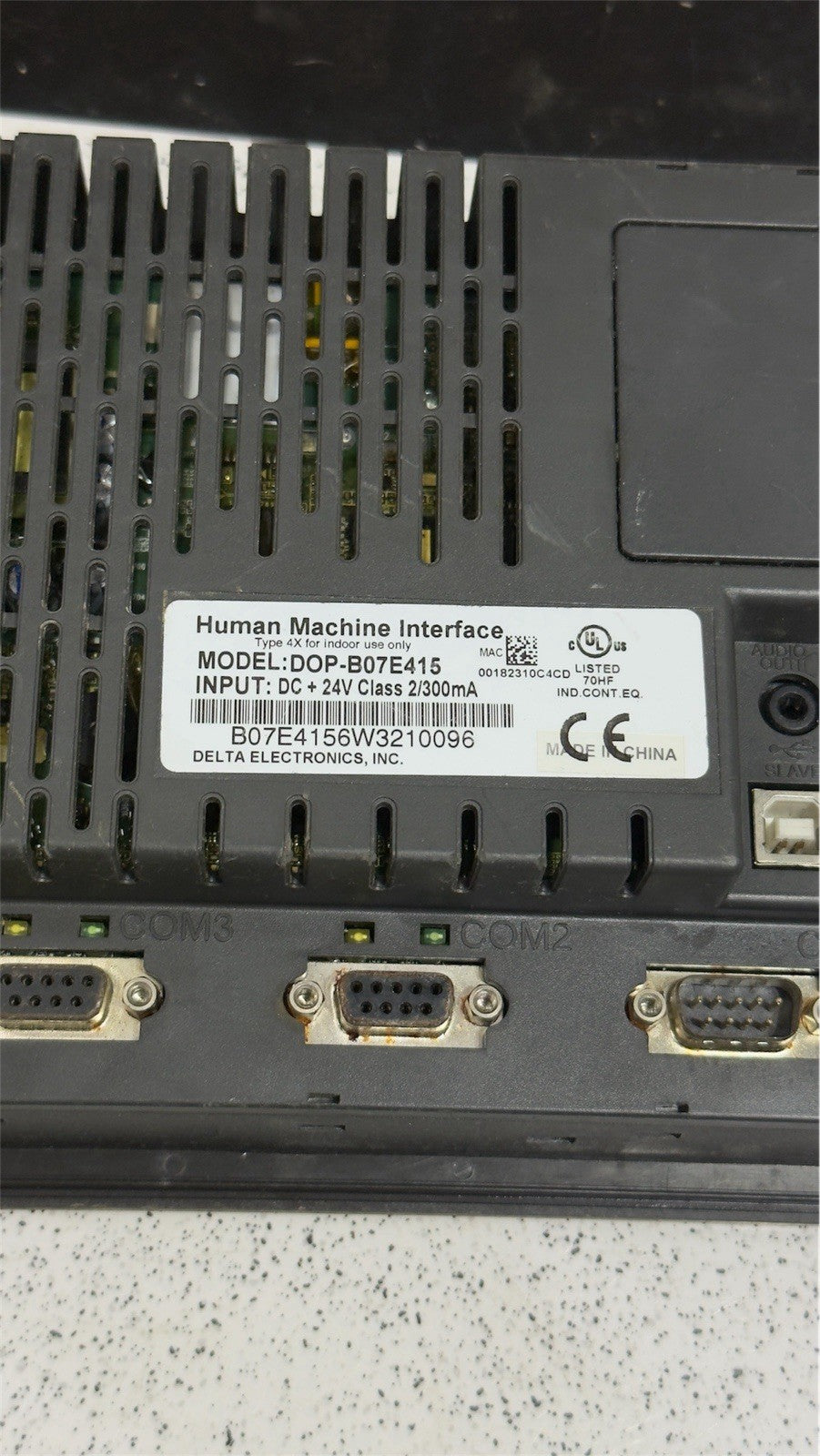 Delta DOP-B07E415 Human Machine Interface