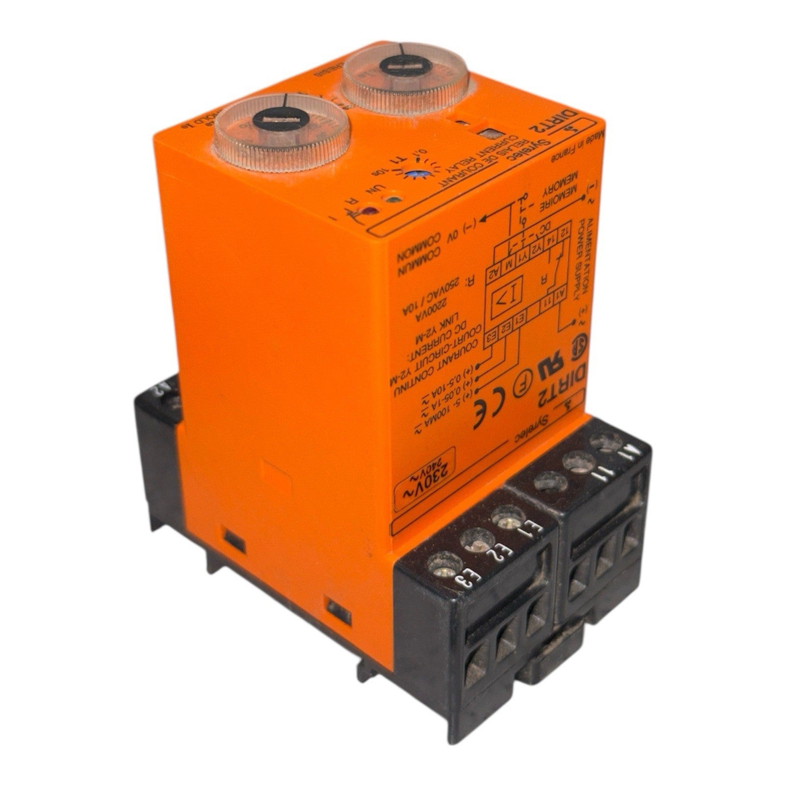 Syrelec DIRT 2 Current Relay 230V/240V AC