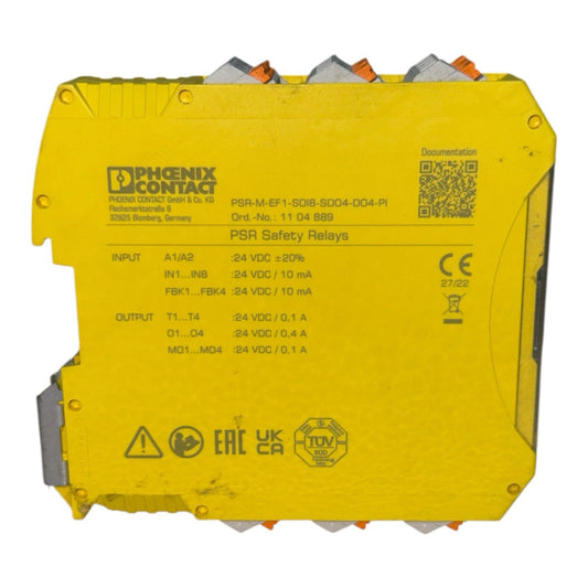 Phoenix Contact PSR-M-EF1-SDI8-SDO4-DO4-PI Safety Relay 24V DC