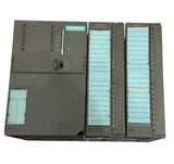 Siemens SIMATIC S7-300 PLC System with CPU 315-2 PN/DP, SM321, and SM322 Modules