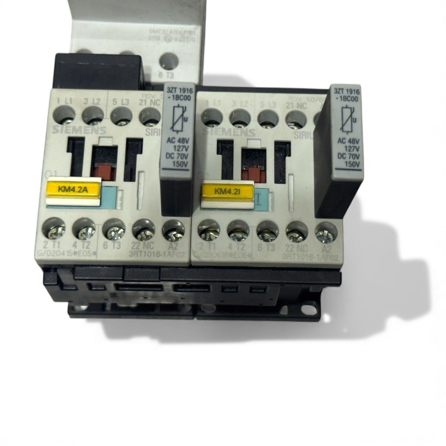 Siemens Sirius 3RV1011-1GA10 With 2 Pis 3RT1016-1AF02