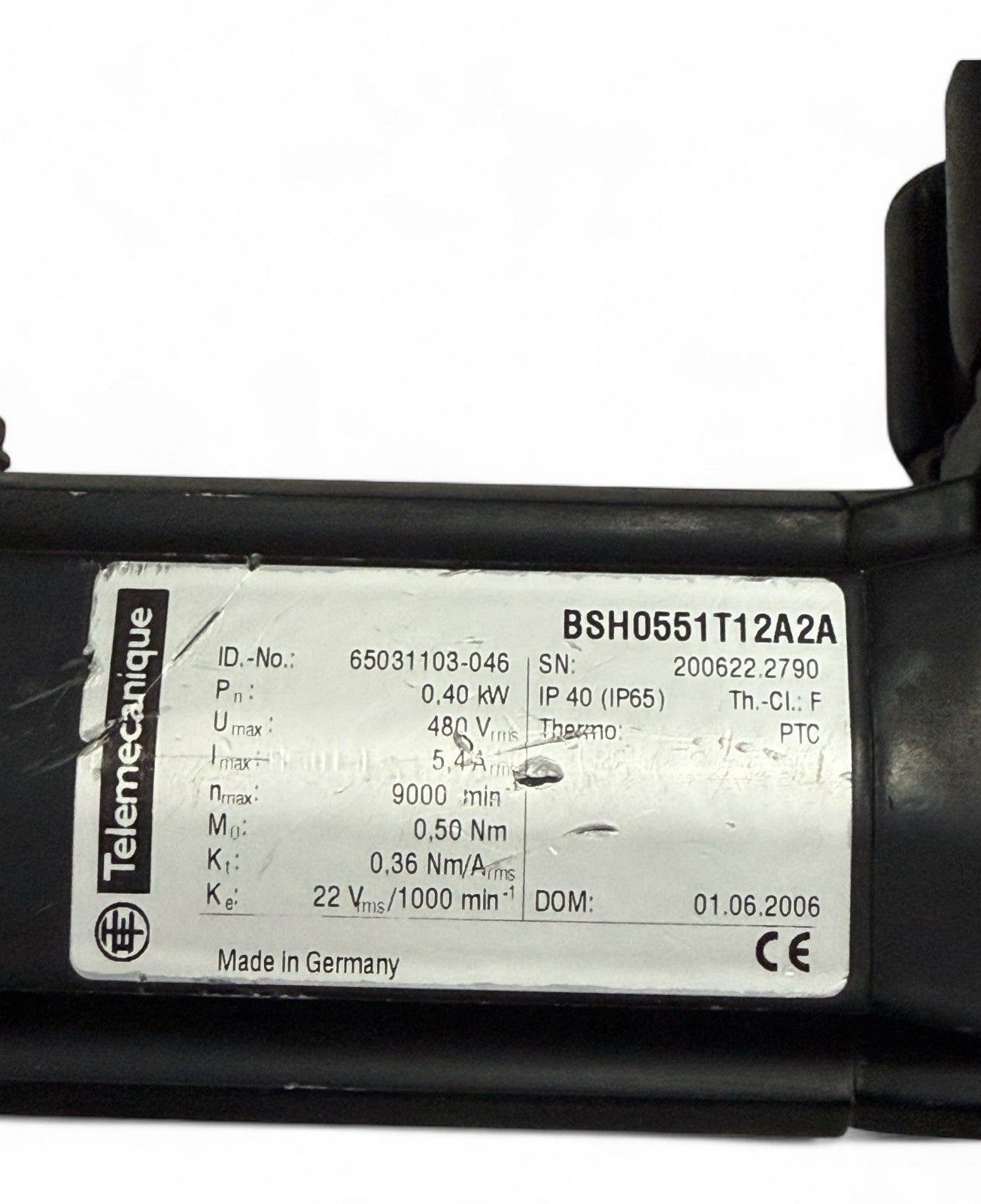 Telemecanique (Schneider) BSH0551T12A2A Servo Motor - Made In Germany