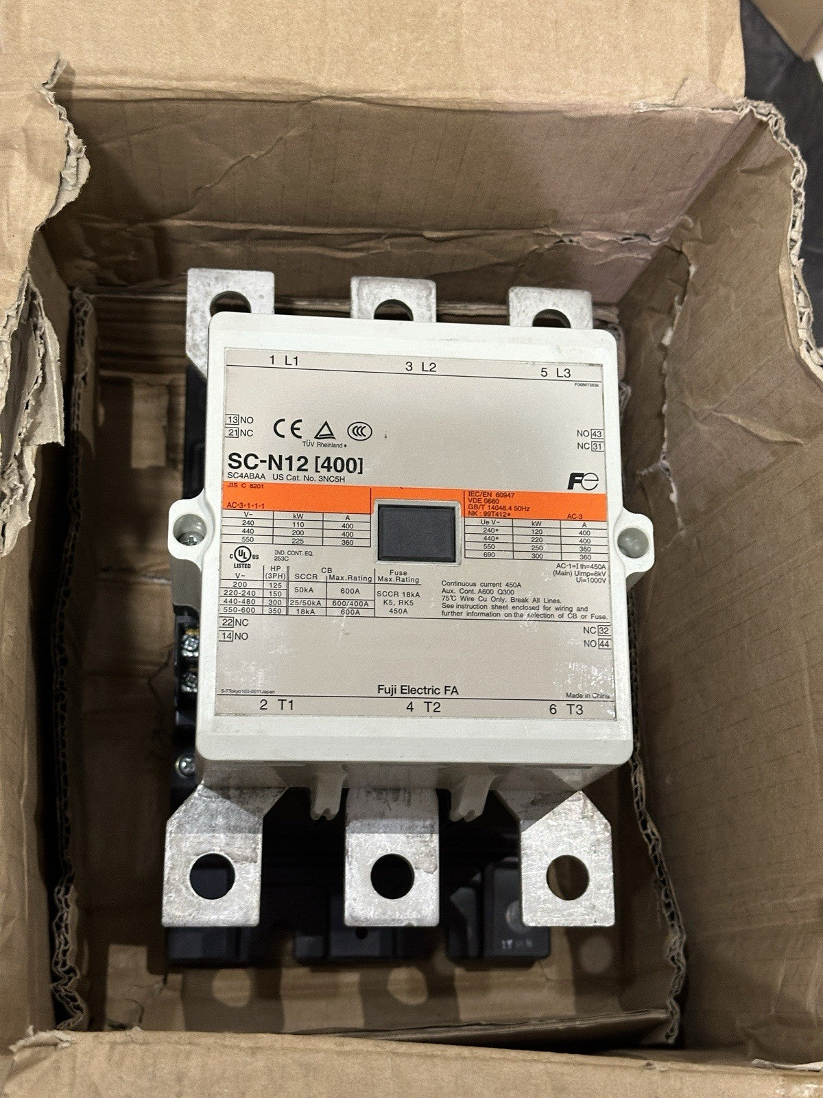 Fuji SC-N12(400) Magnetic Contactor
