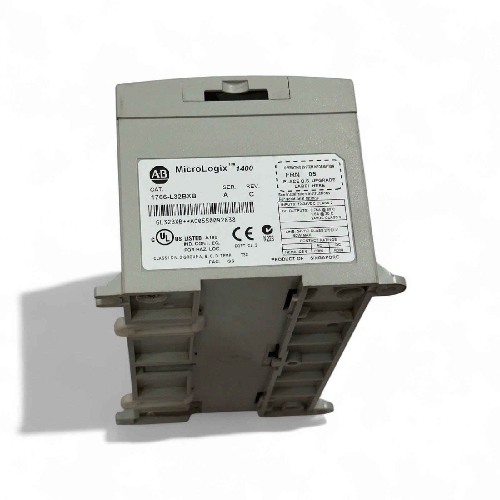 AB MicroLogix 1400 PLC 1766-L32BXB With Cable