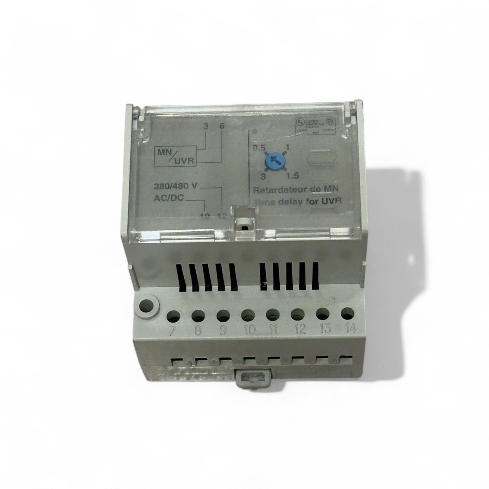 Schneider ADJUSTABLE DELAY UNIT FOR MN 380/480VAC RETARDATEUR MN REGLABLE