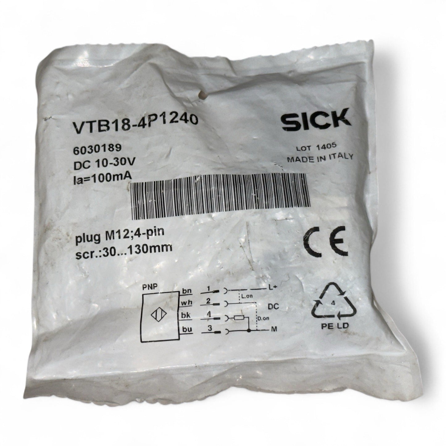 SICK VTB18-4P1240 Sensor Photoelectric switch sensor Made In Italy