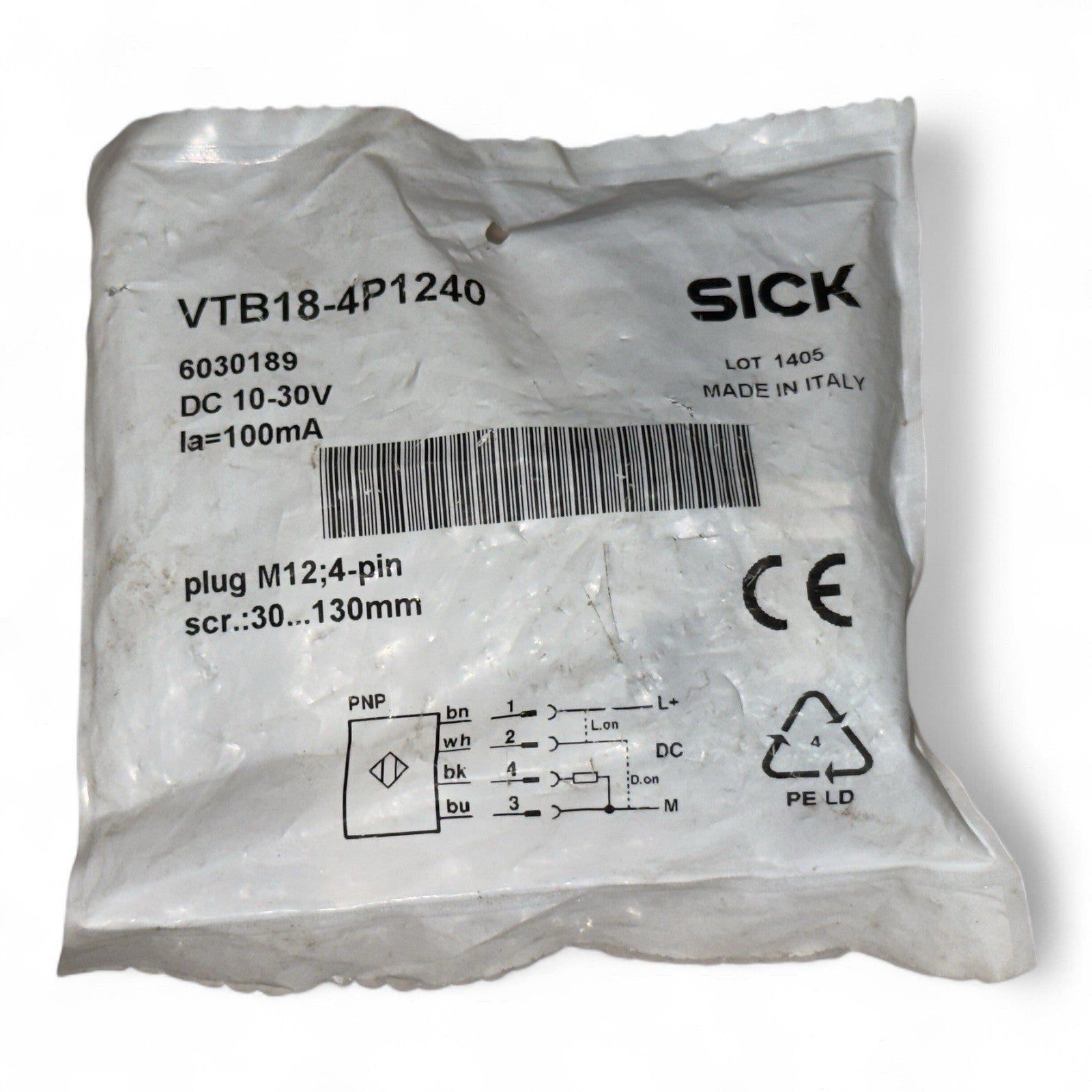 SICK VTB18-4P1240 Sensor Photoelectric switch sensor Made In Italy