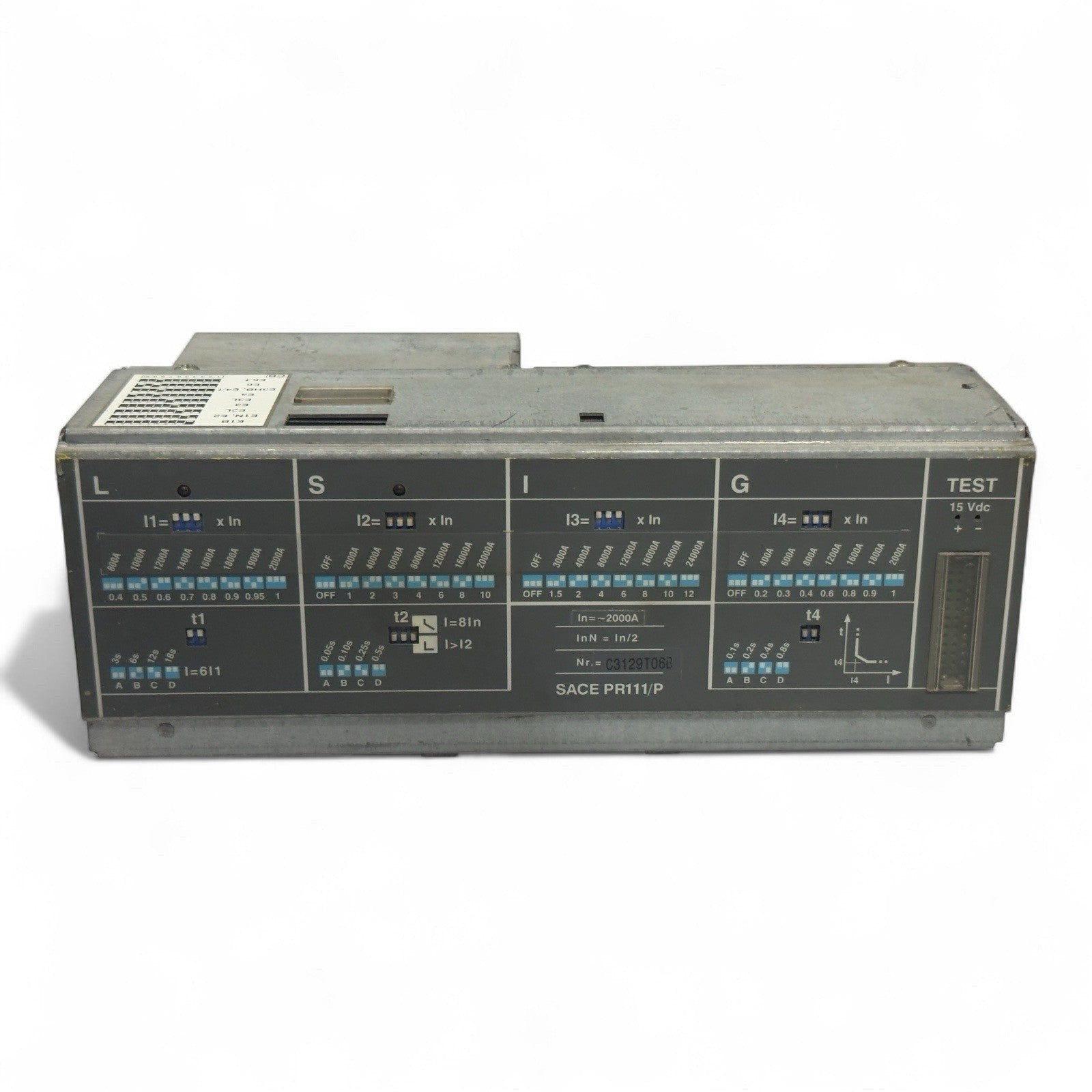 ABB SACE PR111/P 2000A L.S.I.G OVERCURRENT RELEASE - Trip Unit