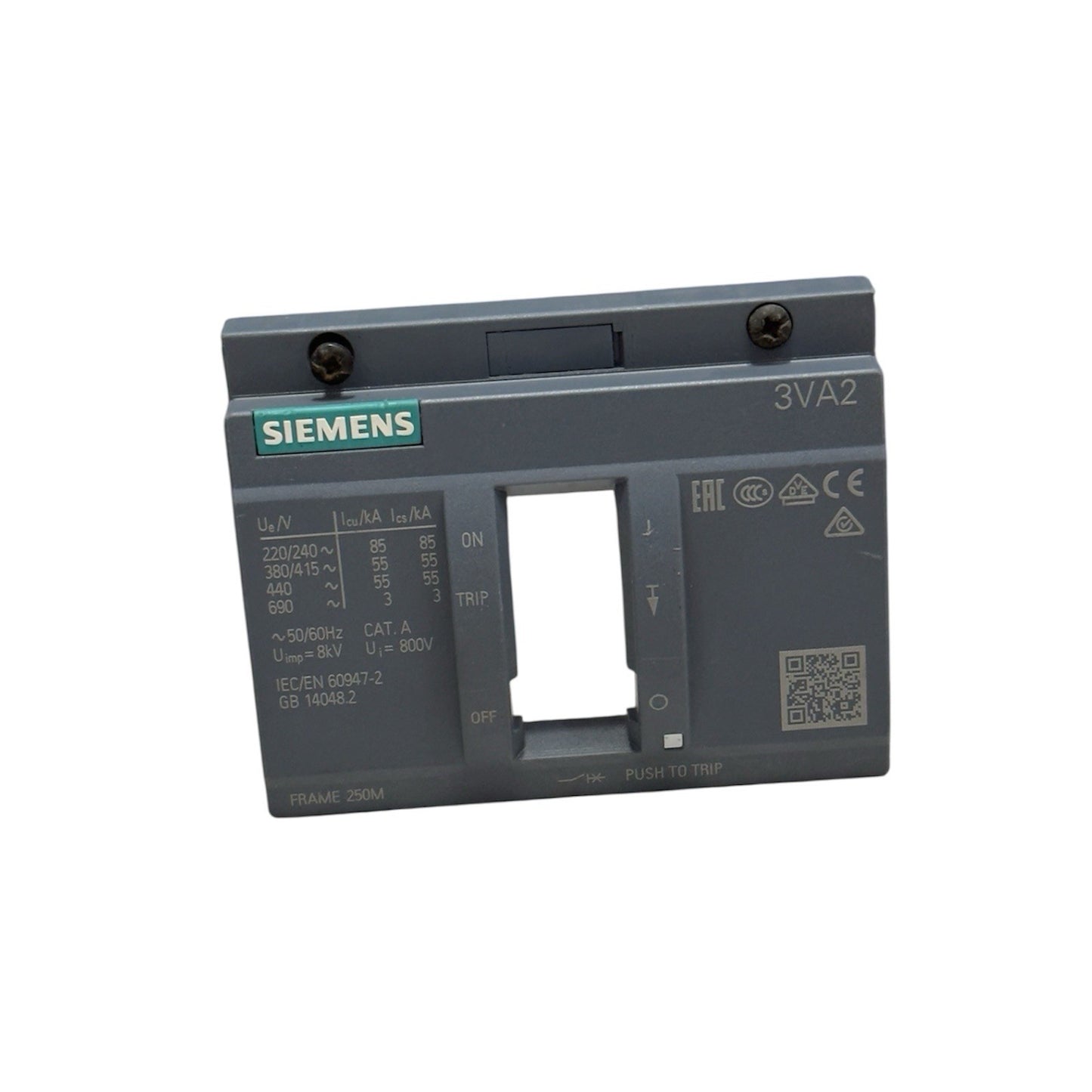 Siemens 3VA2 Molded Case Circuit Breaker Frames- 10 Pis Lot