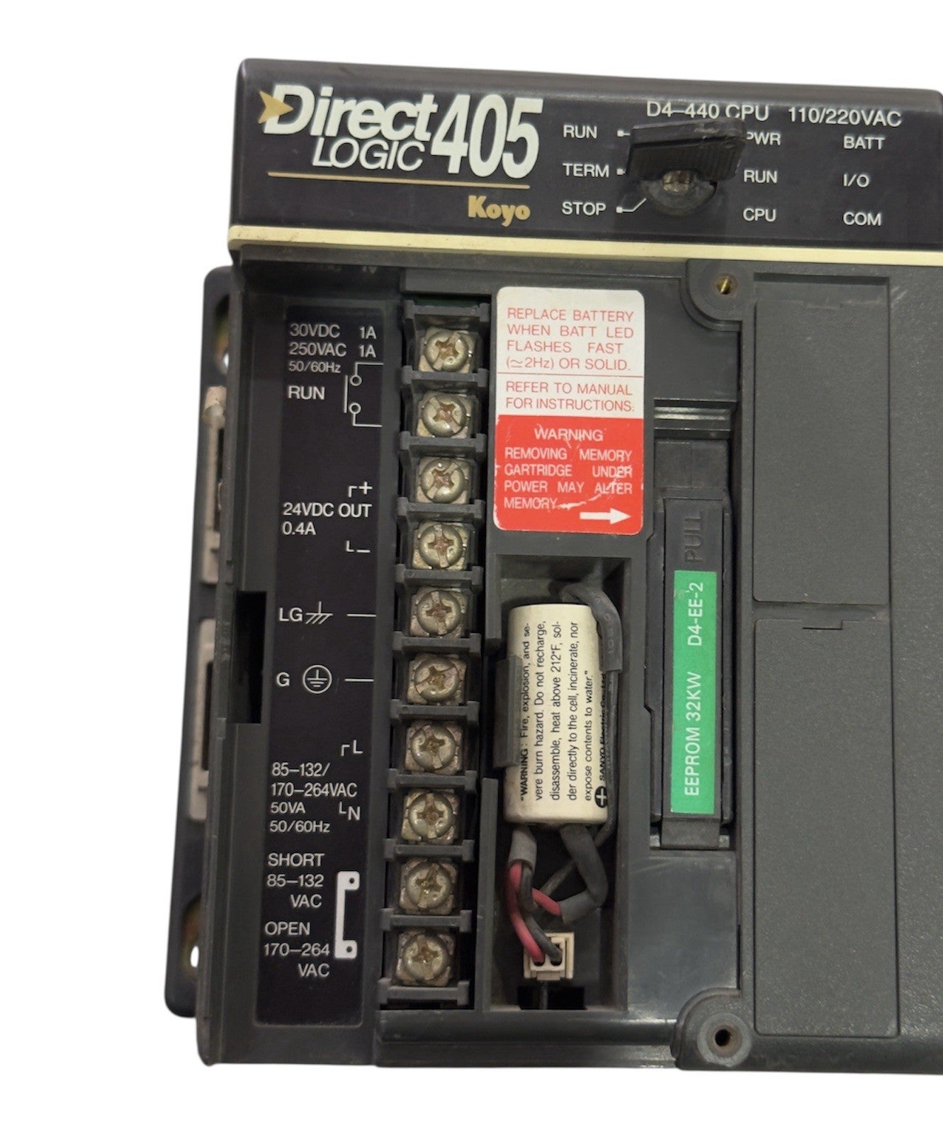 Direct Koyo DirectLogic 405 PLC System