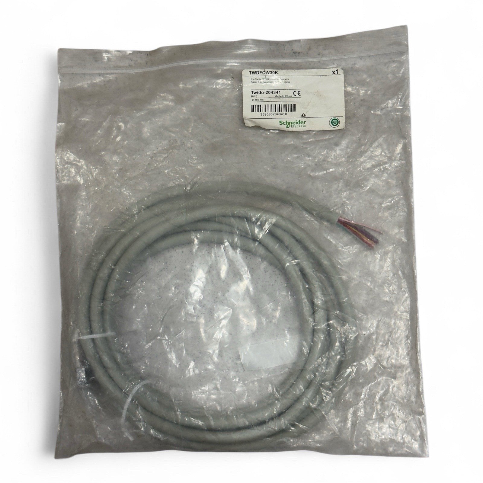 Schneider Electric TWDFCW30K PLC,Ac Drive Cable 3 Metre Twido-204341